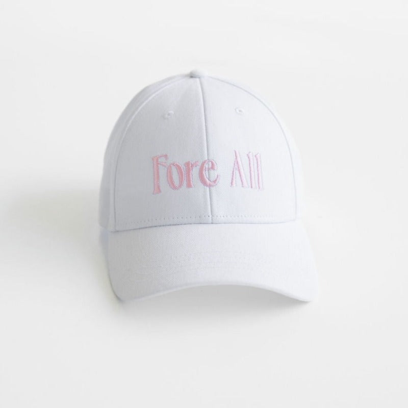 Fore All Teddy Hat - White