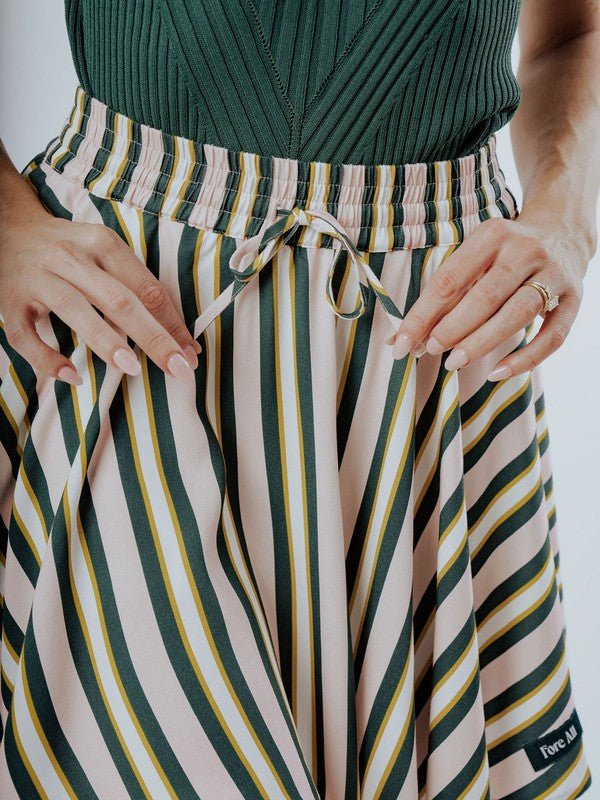 Fore All Willow Skort - Striped