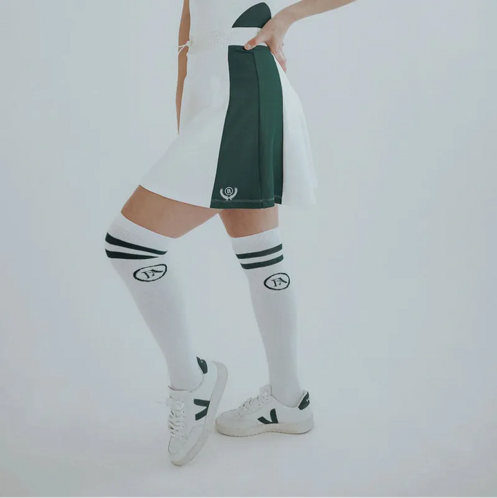 Fore All Shane Knee Socks - White/Green