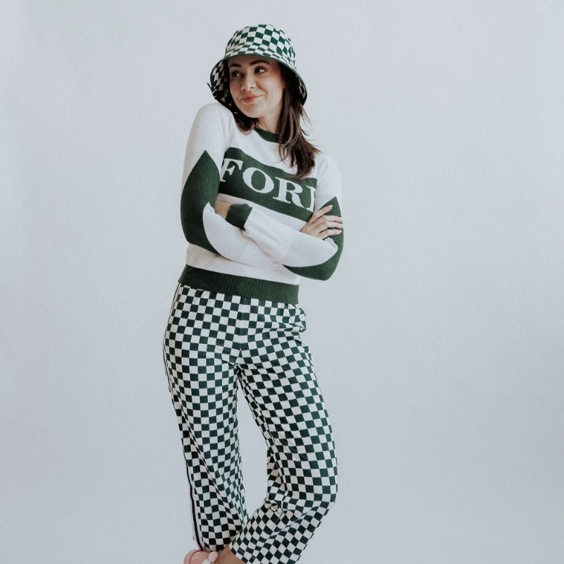 Fore All Fore Sweater - White/Green