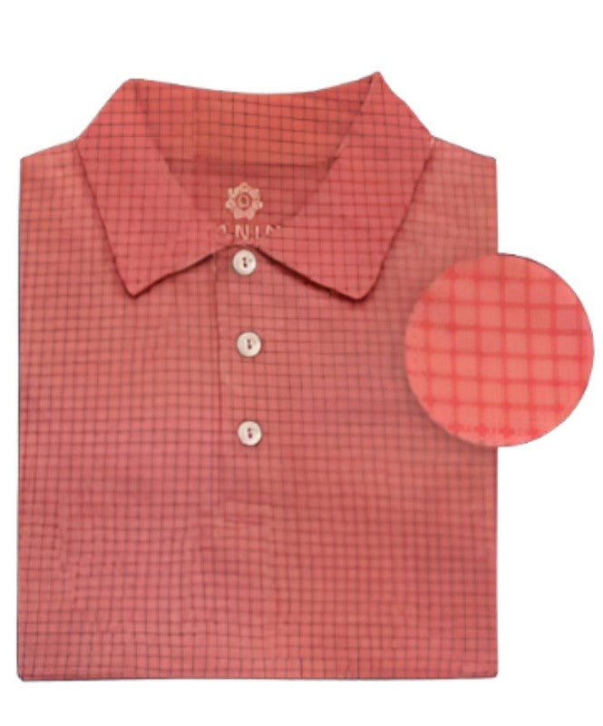 Danini Men's S/S Polo - Coral Print