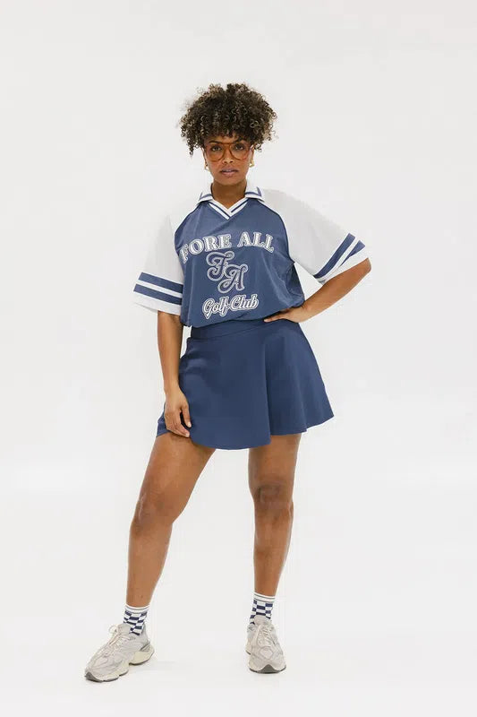 Fore All Ilona Warm-up Polo - Indigo