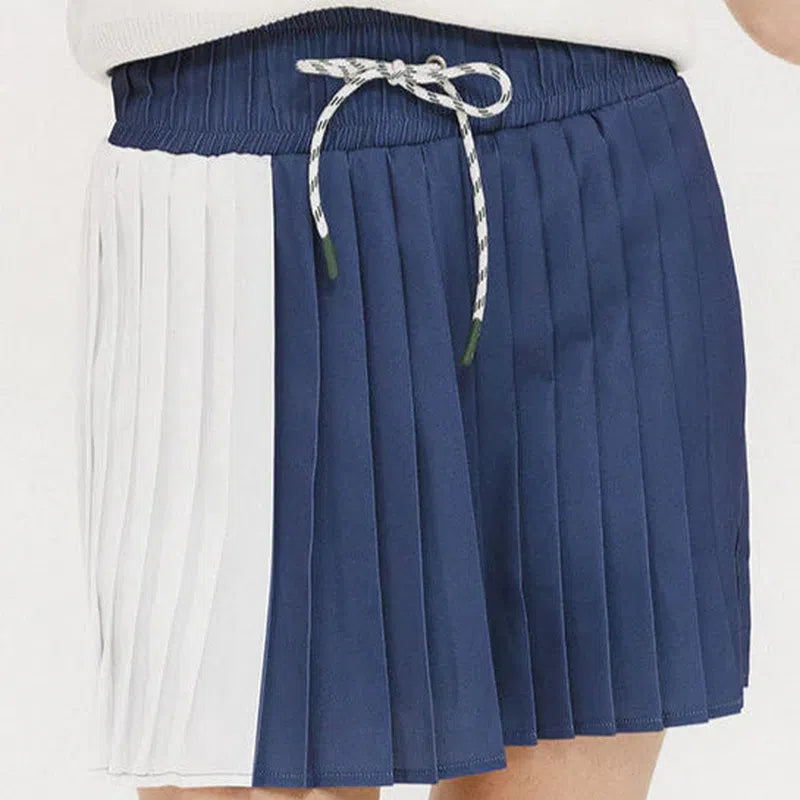 Fore All Rose Pleated Skort - Indigo