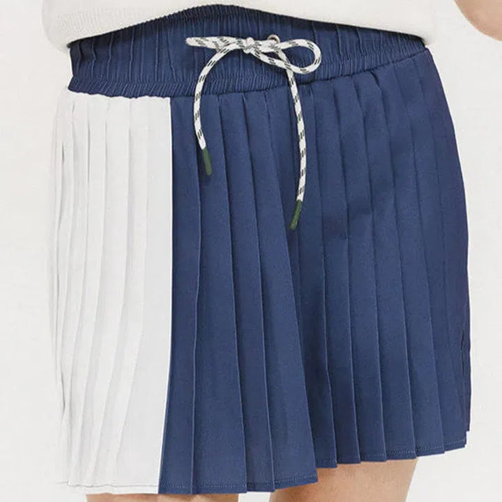 Fore All Rose Pleated Skort - Indigo
