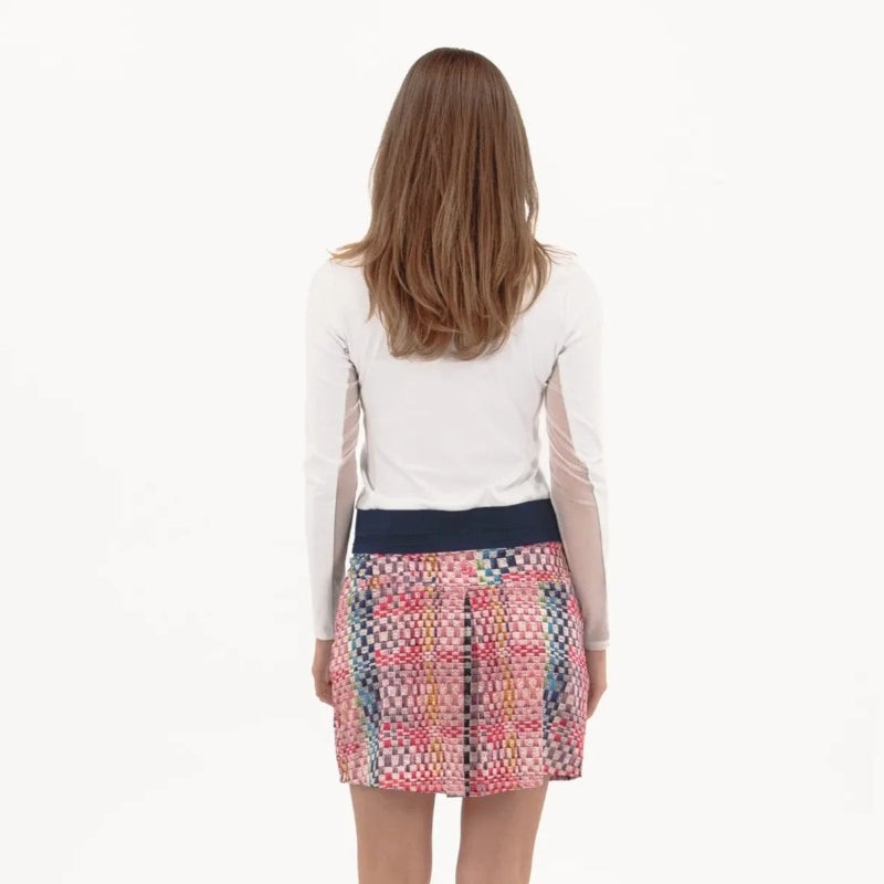 Foray Golf Mini Check Skort - Multicolour