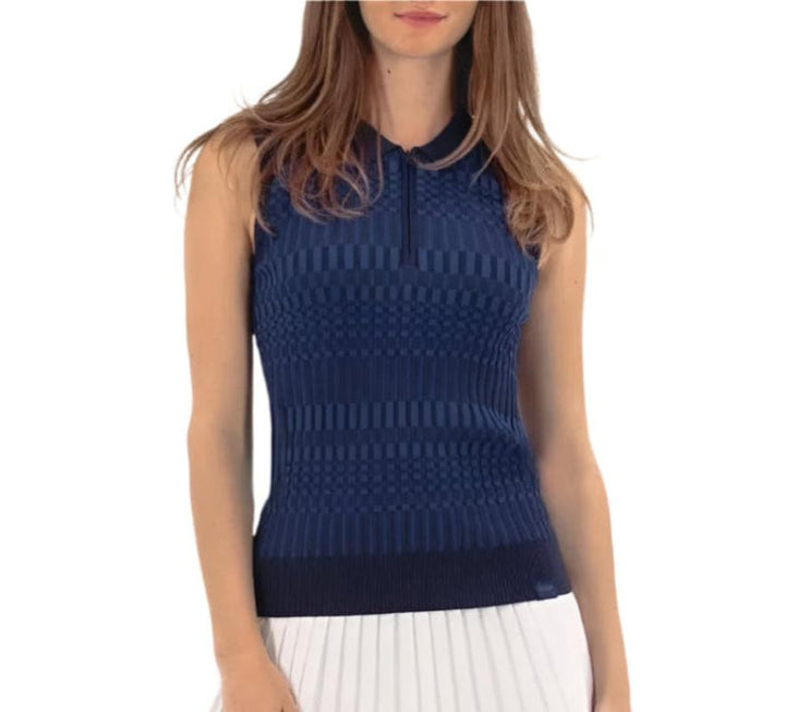 Foray Golf Knit S/L Polo - Navy
