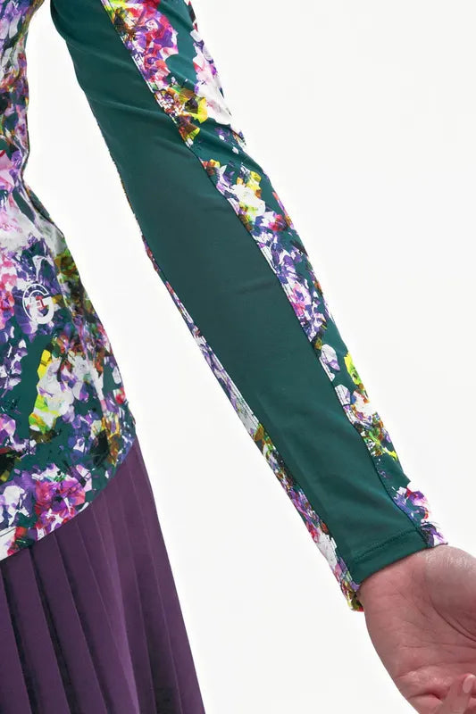 Foray Golf Sun Shirt - Garden Camo Floral