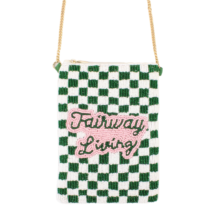 Best of Golf Beaddie Phone Crossbody - Green Fairway Living