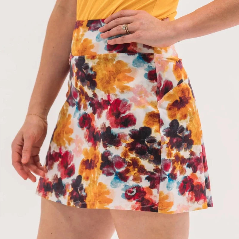 Foray Golf Abstract Floral Skort - Multicolour