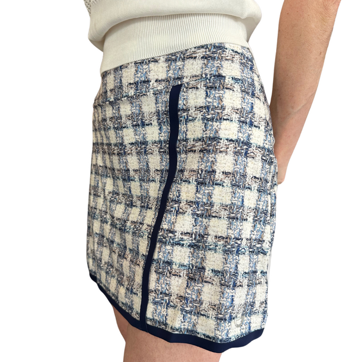 Foray Golf Bonded Edge Skort - Plaid