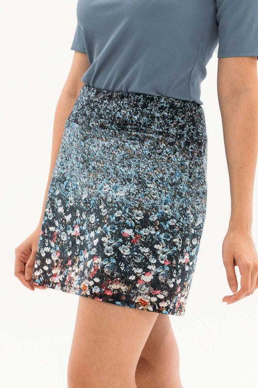 Foray Golf Hidden Pocket Skort - English Garden