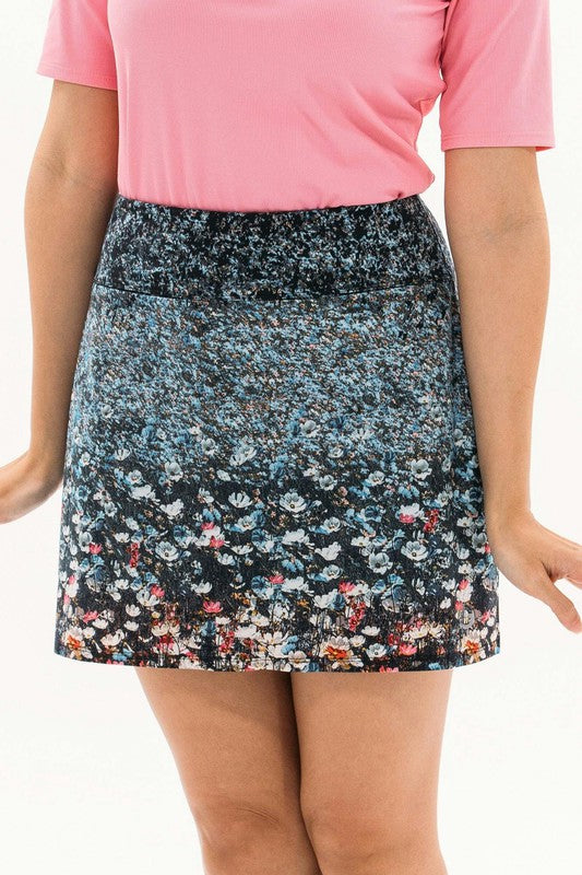 Foray Golf Hidden Pocket Skort - English Garden