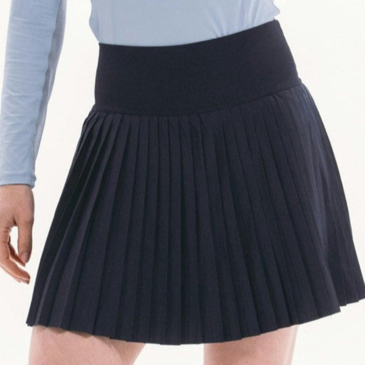 Foray Golf Petite Pleat Skort - Navy