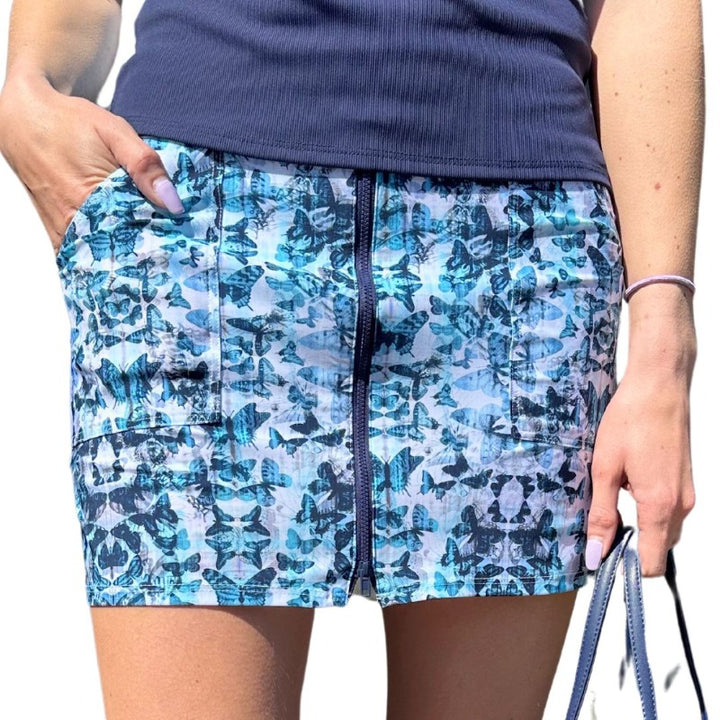 Foray Golf Zip Skort - Butterfly