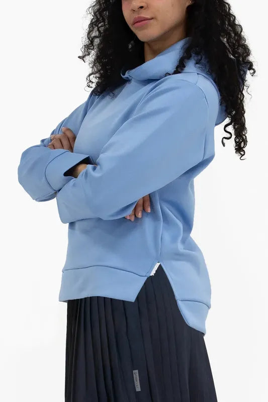 Foray Golf Lux Scuba Hoodie - Light Blue