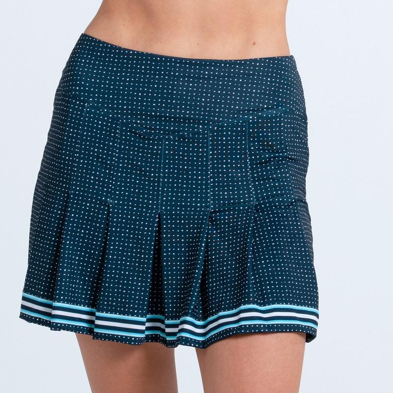 Lucky In Love Uptown Dots Skort - Navy