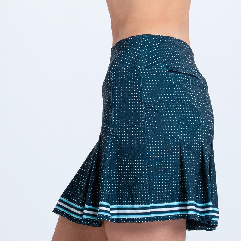 Lucky In Love Uptown Dots Skort - Navy