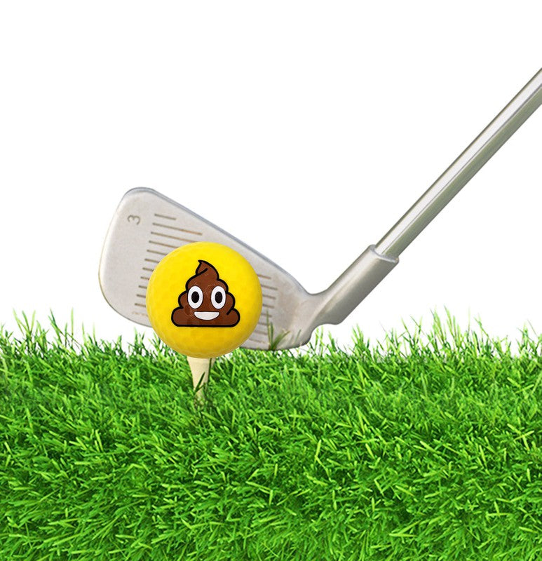 Navika Golf Ball - Poop Emoji
