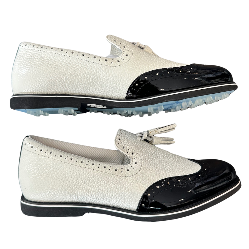 G/FORE Brogue Cruiser Golf Shoe - Snow/Onyx