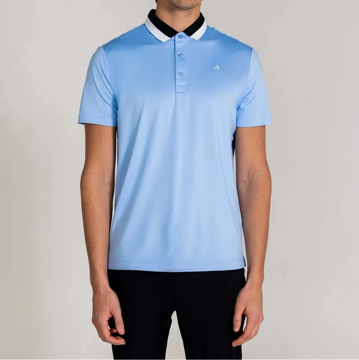 Redvanly Men's Girard Polo - Mist Blue