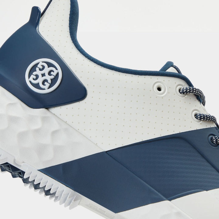 G/FORE Perforated Stripe Golf Shoe - Snow