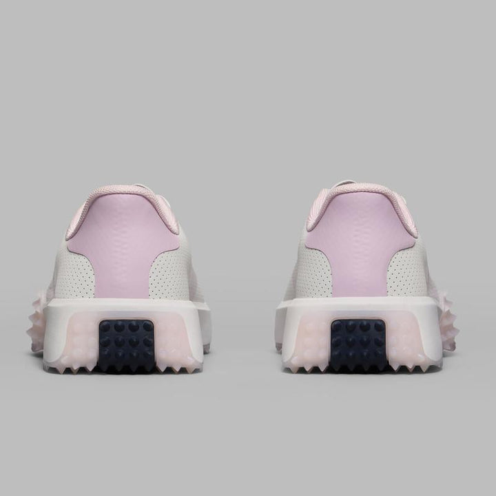 G/FORE Saddle Stripe Kiltie Golf Shoe - Snow/Blush