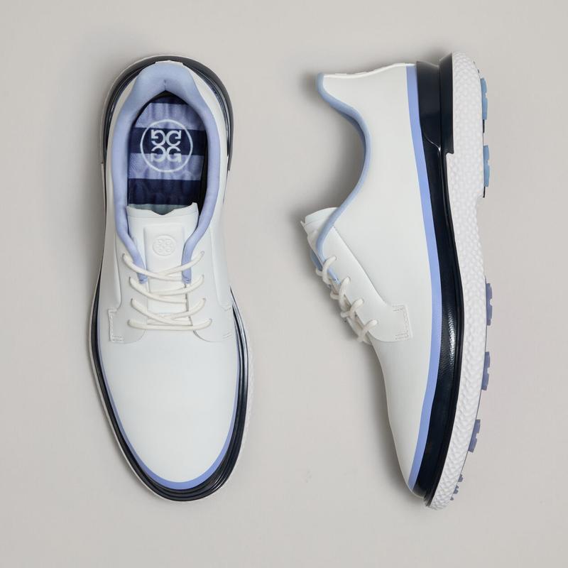 G/FORE Gallivan2r Tuxedo Stripe Golf Shoe - White/Navy