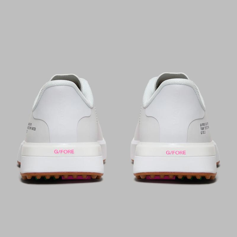 G/FORE G.112 Stripe Kiltie Golf Shoe - White/Multi