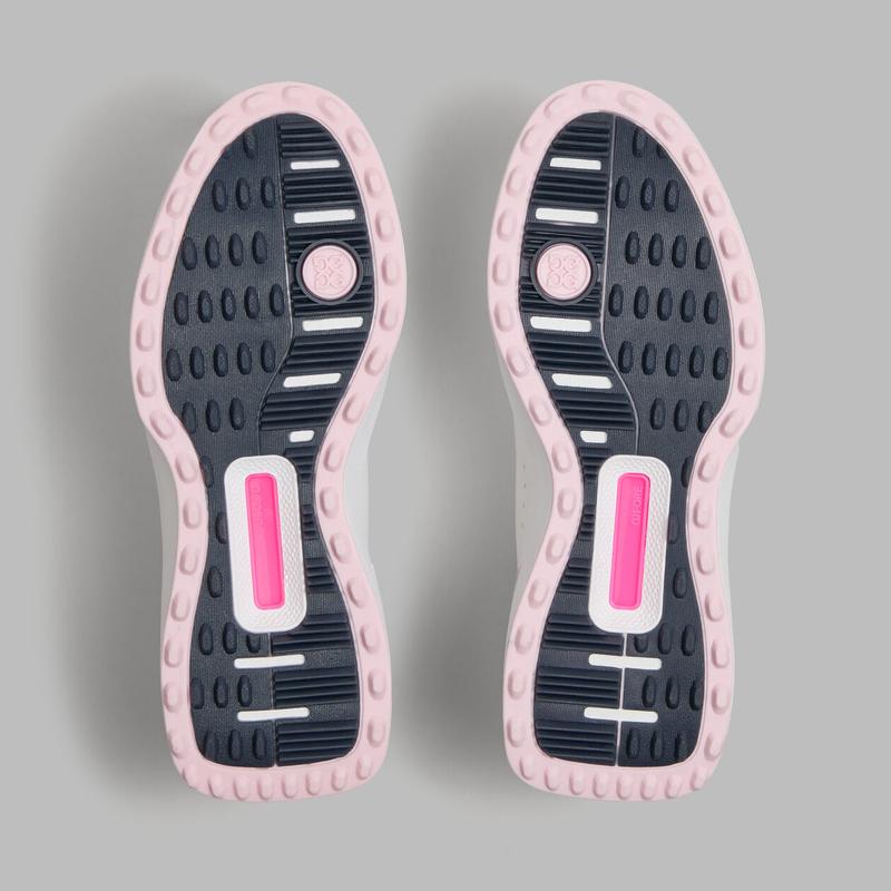 G/FORE G.112 Perforated Kiltie Golf Shoe - White/Pink