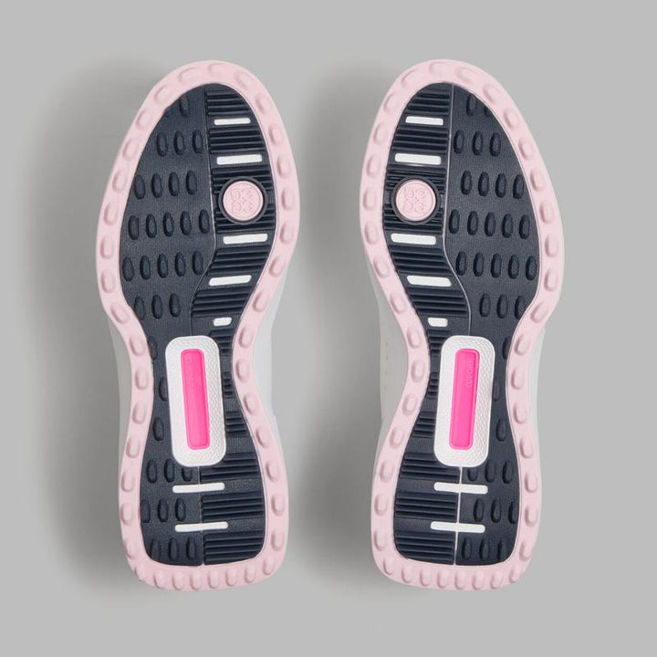 G/FORE G.112 Perforated Kiltie Golf Shoe - White/Pink