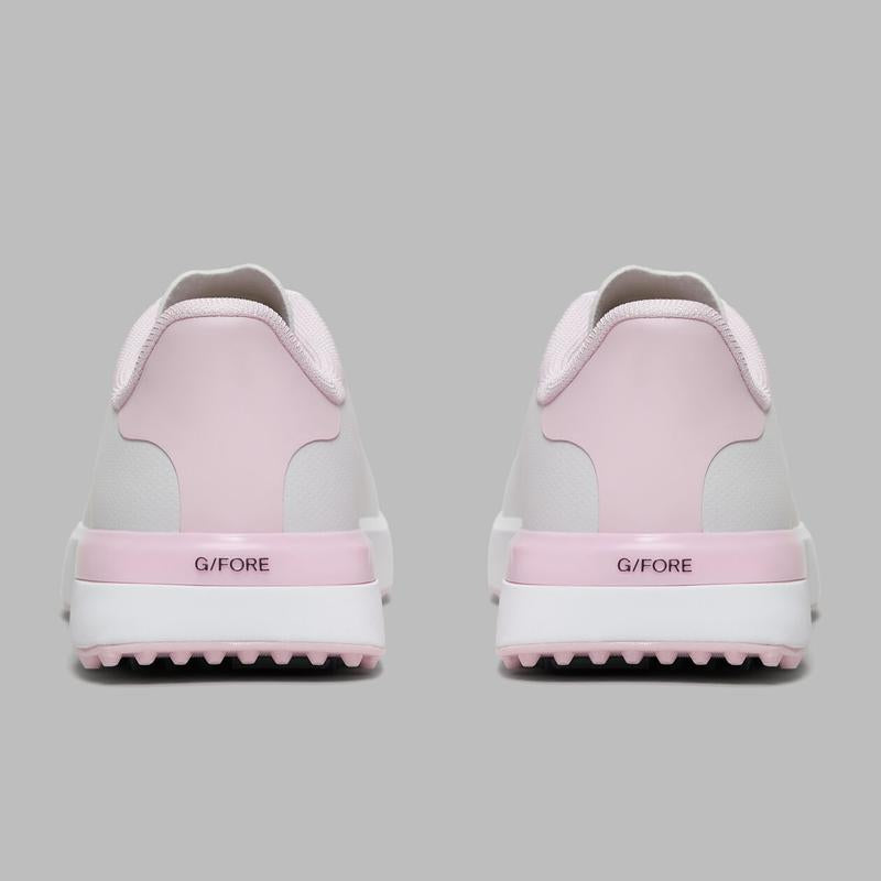 G/FORE G.112 Perforated Kiltie Golf Shoe - White/Pink