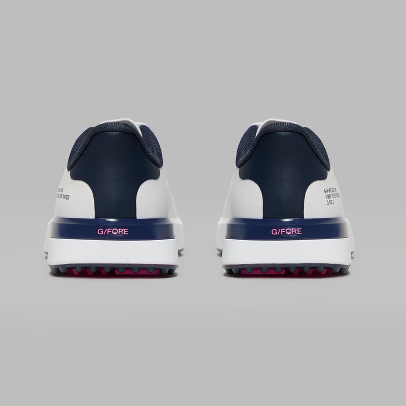 G/FORE G.112 Kiltie Hybrid Golf Shoe - White/Navy