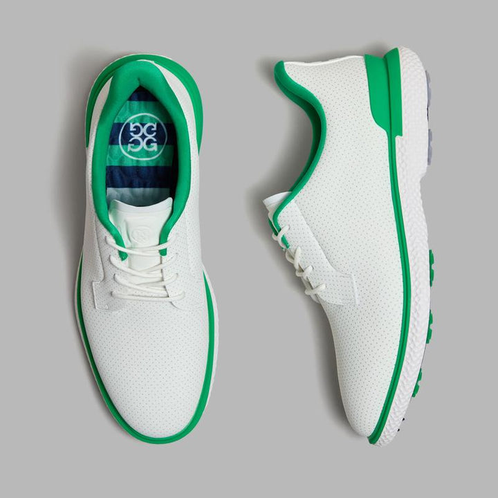G/FORE Gallivan2R Perforated Golf Shoe - White/Green