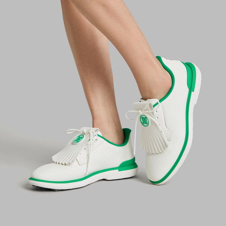 G/FORE Gallivan2R Perforated Golf Shoe - White/Green
