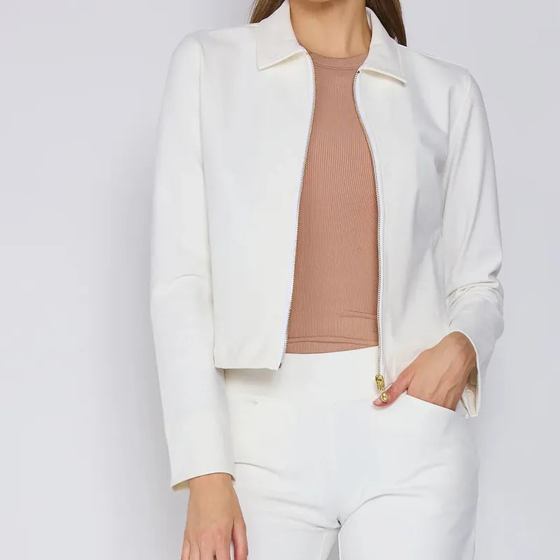 G Lifestyle Full Zip Jacket - Off White