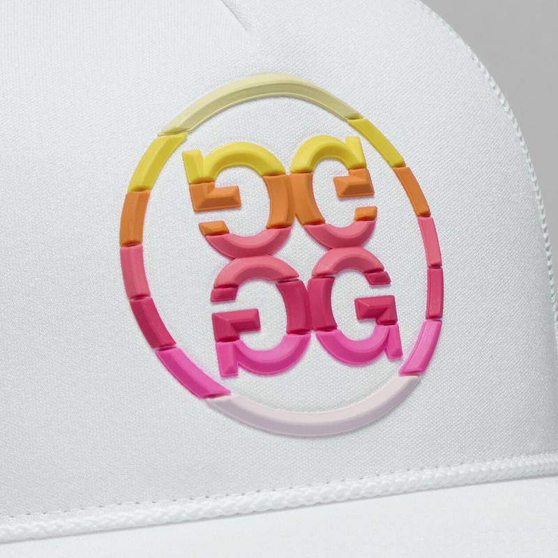 G/FORE Gradient Circle G's Trucker Hat - White