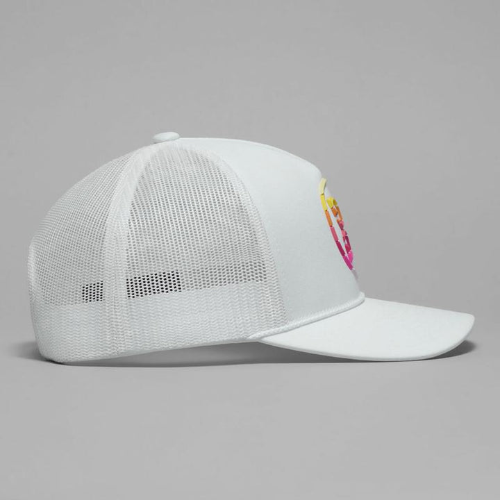 G/FORE Gradient Circle G's Trucker Hat - White