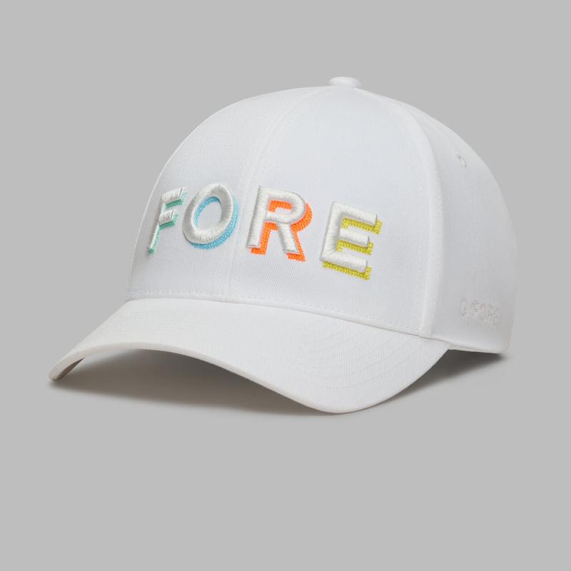 G/FORE Women's Cotton Twill Baseball Hat - White/Multi – Open Court