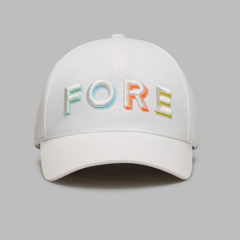 G/FORE FORE Shadow Relaxed Fit Hat - White/Multi