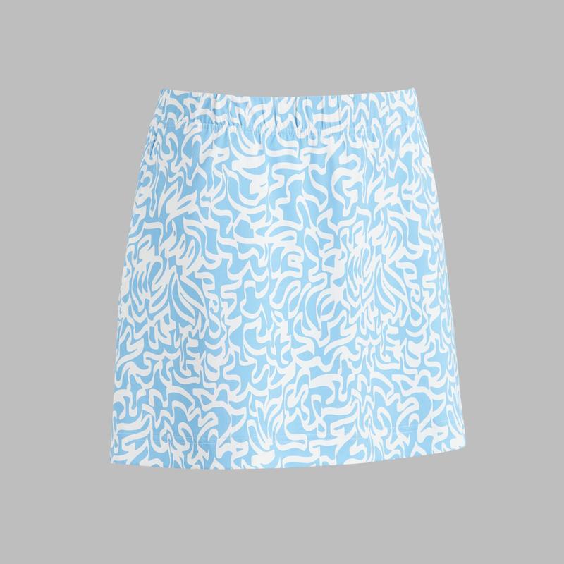 G/FORE Scribble Skort - Blue/White
