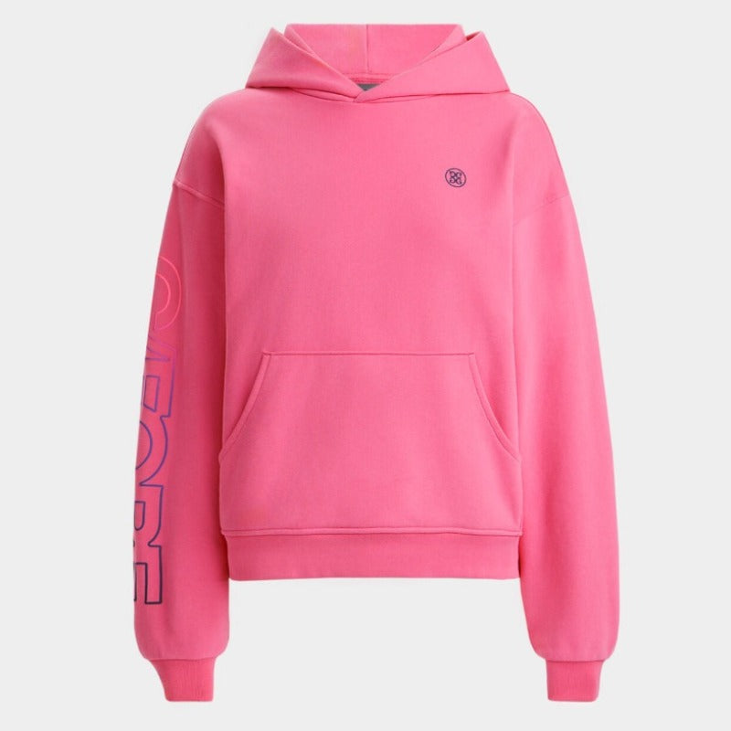 G/FORE No One Cares Hoodie - Day Glo PInk