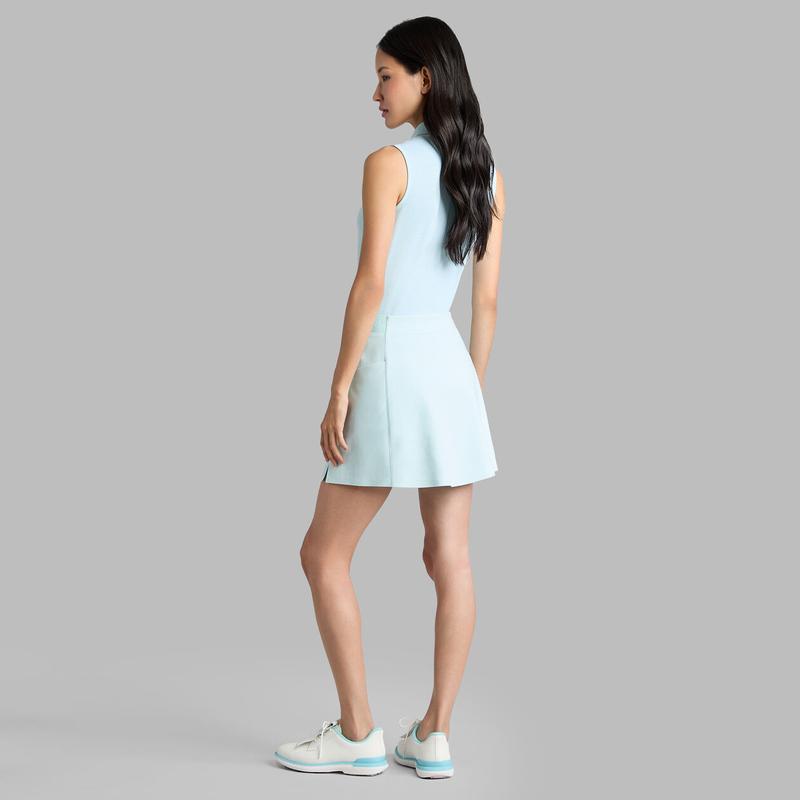 G/FORE Stripe S/L Polo - Teal/White