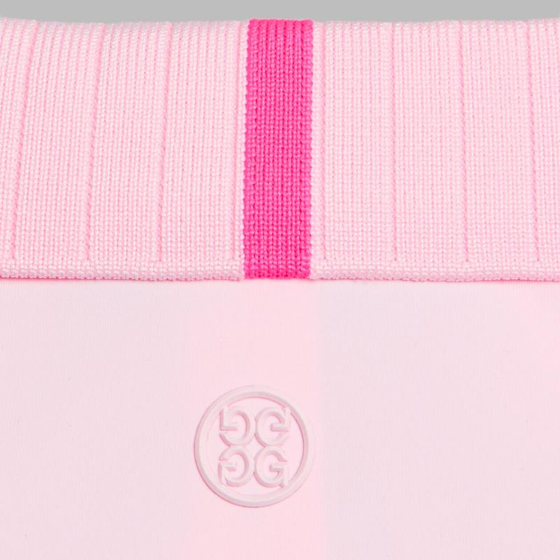 G/FORE Pleated Collar S/L Polo - Blush