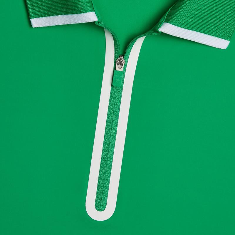 G/FORE Silky Tech L/S Zip Polo - Green