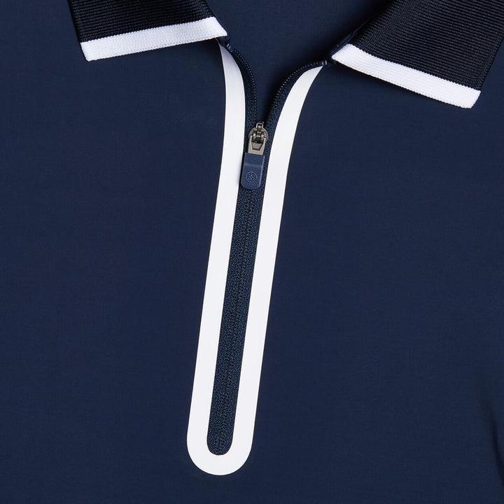 G/FORE Silky Tech L/S Zip Polo - Navy
