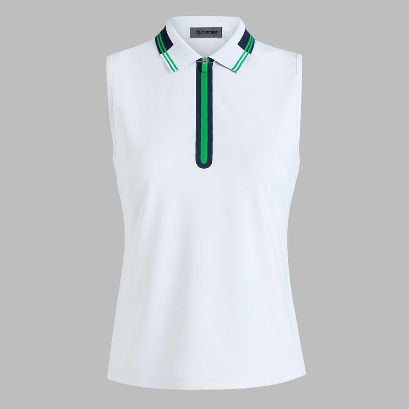 G/FORE Tech Pique S/L Polo - White