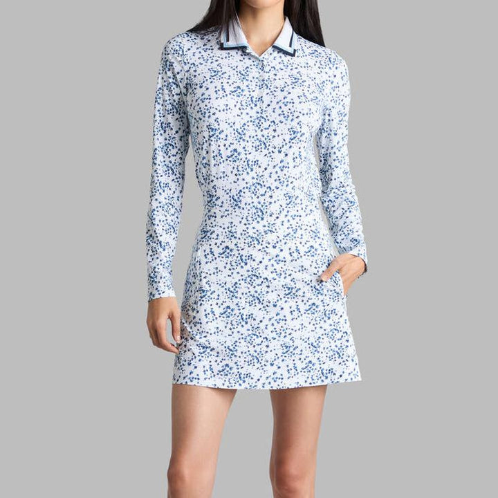 G/FORE Ditzy Print Floral Skort - Blue/White