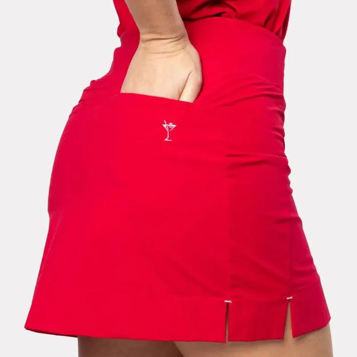 Golftini Be An Athlete Skort - Red