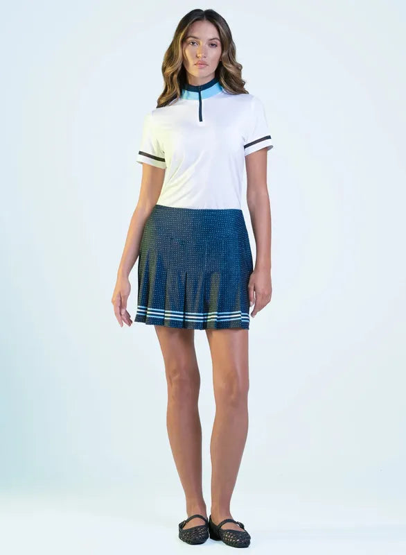 Lucky In Love Tee Line S/S Top - White