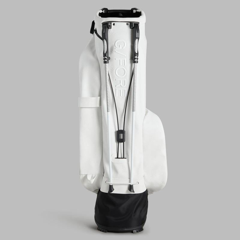 G/FORE Skull & Tees Embossed Golf Bag - White
